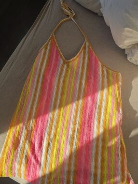 Wild Fable Plus Size Striped Knit Halter Tank Dress